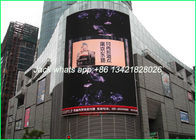HD τοίχος επιδείξεων P10 διαφήμισης των οδηγήσεων καμπυλών που τοποθετείται για τη λεωφόρο αγορών